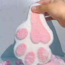 1pc Silicone Cat Paw Toys, Grape Texture, Slow Rebound, Durable, Stress Relieving For Children/Adults To Play With, Perfect For Children/Adults, Holiday/Halloween/Christmas Gifts, Available In Green, Purple, Orange, Blue, Pink