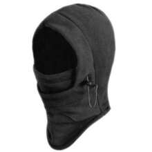 Balaclava Cold Hat Beret Cap Intense Snow Polar Polyester Fur Warm Windproof Intense Cold Hat 2025 - Black - View 3