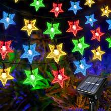 1 Set 100 LED Solar Powered Fairy Lights With 600mAh Rechargeable Battery, Metal & Plastic, Suitable For Wedding, Birthday, Anniversary, Graduation Ceremony Decoration, Mother's Day, Camping, Thanksgiving, Valentine's Day & Multi-Purpose Holiday Lighting
