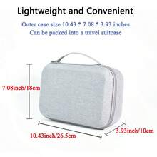 Estuche rígido de transporte para el Neo Drone, estuche protector de viaje a prueba de golpes y portátil - se ajusta al vuelo manual Neo - Gris - Ver 8