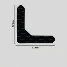 4 件装地毯垫防滑胶带，可重复使用无损胶带，可水洗纳米胶双面胶带，地毯固定防止移动和卷曲，家居装饰必备 - 黑色 - 查看 13