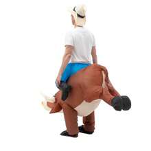 Inflatable Ox Costume Adult, Inflatable Costume For Adult, Cow Inflatable Costume Women/Men For Funny Party, Blow Up Costumes, Bullfighting Dress, Ox For Festive Personalized Dress Up - Brown - View 5