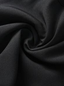 1pc Women 2-In-1 Solid Color Lining Shorts, Elastic Two Pieces Activewear Shorts For Running, Sports, Yoga, Fitness Training In Summer