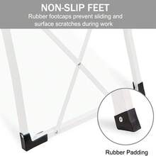 AutoFu Folding Step Stool 3 Step Ladder Foldable Step Bench, Non-Slip Rubber Platform, Mini Step Ladder, Max Load Weight Capacity 150 Kg/330lbs, Folding Step Ladder, Home DIY Ladder - Black - View 5