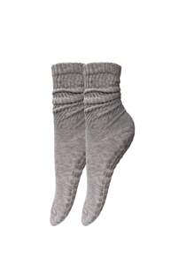 3 Pairs Women's Multicolor Crew Yoga Socks, Suitable For Pilates, Yoga, Ballet, Athletics, Hospital Non-Slip Socks, Ideal Valentine's Day Gift, Soft & Comfortable Grip Socks For All Seasons