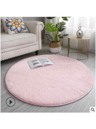 2025 Long Plush Round Vloerkleed Hang Basket Stoel Cushion Yoga Mat Bedroom Bedside Dressing Room Doormat view 4