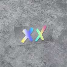Personalized Creative Brand XX Reflective Car Sticker For Electric Motorcycle, Bicycle, Automobile Body, Window, Helmet, Storage Box, Waterproof, UV-Resistant, No Residual Glue, Durable, Multi-Color Available - Multicolor - View 8