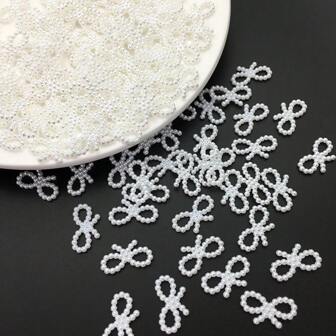 20 pezzi di accessori in plastica creativi a fiocco per decorazioni fai-da-te per abbigliamento e casa