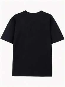 Promoted To Papa Est 2026 T-Shirt Glossy Finish Music Gifts For Men Classic Black, Allseason Tshirt - 黑色 - 查看 2