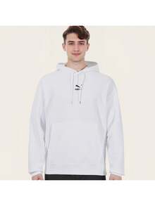 Puma Sudadera clásica de chándal con capucha - Blanco - Ver 2