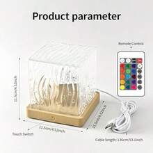 1 件 16 色无线北极光和星月投影灯带带遥控器 - 可调光，RGB LED 灯适用于卧室、游戏室、派对、节日装饰礼物、房间灯 - 多色光 - 查看 11