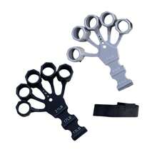 5-Finger Hollow Silicone Resistance Bands Hand Grip Finger Exerciser, Gym, Deporte, Gimnasio, Ejercicio En Casa - Multicolor - View 11