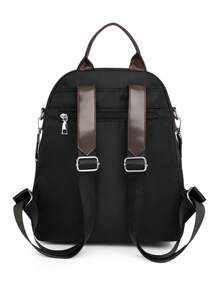 Backpack,Contrast Color Nylon & Oxford Cloth Outdoor Small Bag