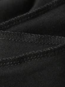 Black Solid T-Shirt NO LLORES VATO DON'T CRY Graphic Print for Casual Daily Wear, 100% Cotton Unisex Style, Perfect Gift Idea, New Summer 2025 Collection, Ideal for Streetwear and Everyday Outfits - Negro - Ver 6