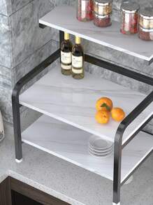 1pc Waterproof, White Marble PVC Wallpaper - Waterproof, Heat Resistant, Self-Adhesive Decorative Paper Suitable For Kitchen, Bathroom, Bedroom, Living Room