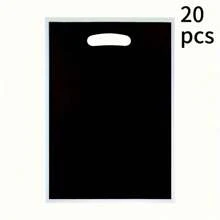 20 Sacolas de Presente de Cor Sólida, Sacolas Plásticas Portáteis Reutilizáveis, Sacolas de Pérolas, Sacolas de Joias, Sacolas de Roupas, Sacolas para Embalagens de Cosméticos, Sacolas de Compras, Sacolas de Varejo, Pequenas Empresas, Sacolas de Presente para Festas, Sacolas de Artesanato, Casamentos, Aniversários, Eventos para Presentes