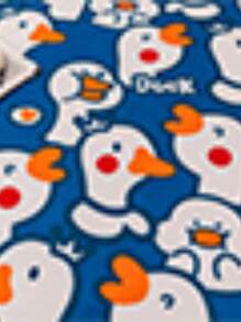 1pc Soft & Comfortable Bedsheet, Skin-Friendly Mattress Protector, Gift For Valentine's Day, Cartoon Love Geometric Pattern Bedsheet Set, Heart-Shaped Design Bedding Set, Home Decor, Fits Twin/Full/Queen/King Size Bed, Washable