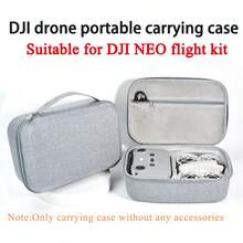 Estuche rígido de transporte para el Neo Drone, estuche protector de viaje a prueba de golpes y portátil - se ajusta al vuelo manual Neo - Gris - Ver 2