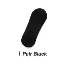 1/5 pares de calcetines invisibles de verano para hombres con silicona antideslizante, calcetines deportivos sin mostrar el tobillo, casuales, transpirables, delgados y de corte bajo para barco (sin cartón)