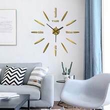Illuminated Digital Clock, DIY 3D Wall Clock, Silent Wall Clock For Living Room Bedroom, Home Decor
