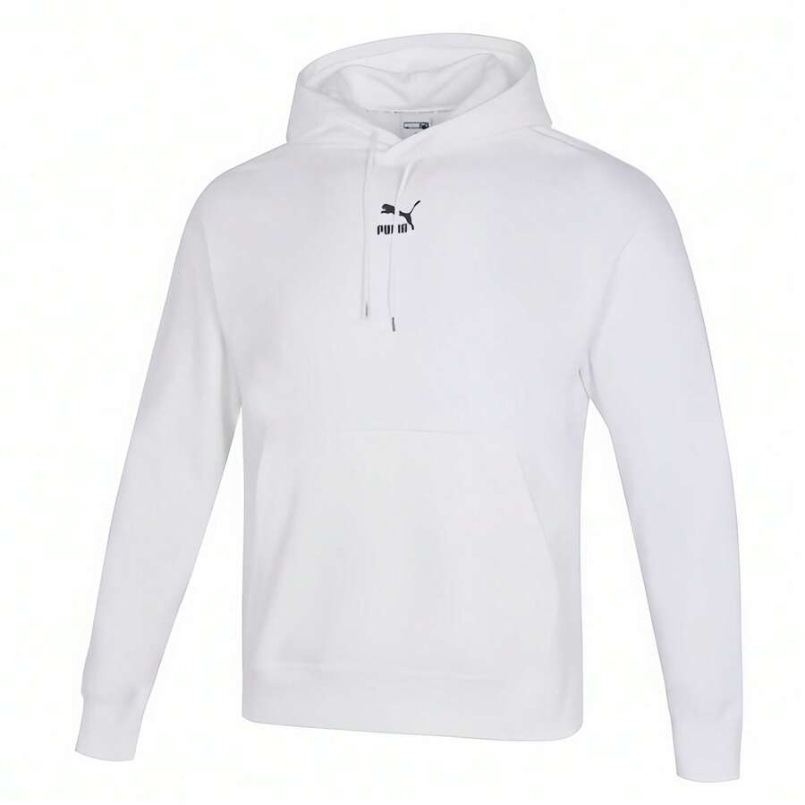Puma Sudadera clásica de chándal con capucha - Blanco - Ver 1