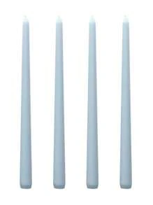 4 pièces/. 40 couleurs, bougies sur tiges de 30 cm de forme de branche pour mariage et banquet, style européen, longues, colorées, sans odeur et sans fumée, lot de quatre