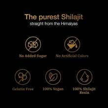 Be Bodywise Pure Himalayan Shilajit Gummies Gold I Lab Tested I No Added Sugar I Ashwagandha, Gokshura| Fulvic Acid & 85+ Trace Minerals I For Men, Women I Non-GMO I 100% Natural & Organic I 60 Gummy - Shilajit Gold Gummies - View 5