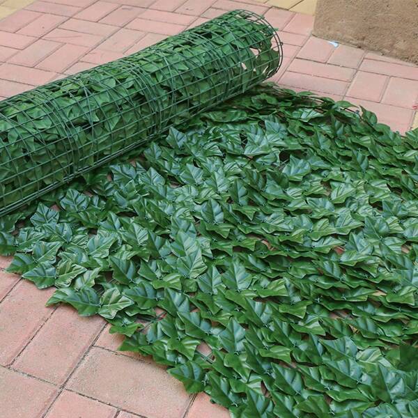 1pc Outdoor All-Season Artificial Ivy Privacy Fence Wall Screen For Home Decor, Hanging Garden Decoration, Plastic Plan,Garden Yard Fence