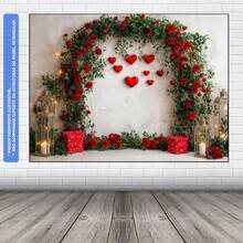 Valentine's Day Photographic Panel Fabric Backdrop 1.50 X 2.20m - FDNA0023 - View 3