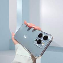 1 Set: 1 Stück Luftpolster Anti-Drop Hülle + 3 Stück gehärtete Glasfolien, kompatibel mit Apple/Galaxy/Redmi/OPPO/VIVO, Anti-Drop Handyhülle + gehärtete Glasfolie Kombination, 3er Set gehärtete Glas Luftpolster Hülle, Ultradünne Luftpolster Anti-Drop Hülle mit HD gehärtetem Glas