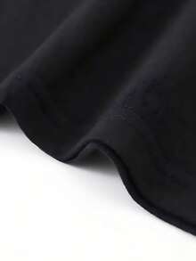Promoted To Papa Est 2026 T-Shirt Glossy Finish Music Gifts For Men Classic Black, Allseason Tshirt - 黑色 - 查看 5
