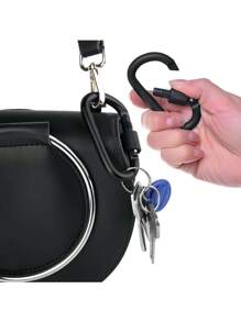 2 jeux, 5 jeux et 10 jeux de boucles de sac à dos en alliage d'aluminium de type D, de haute qualité, verrouillables. Porte-clés en métal, crochets à ressort, convenant pour le camping, les voyages, la randonnée, la pêche et la dérive en extérieur.