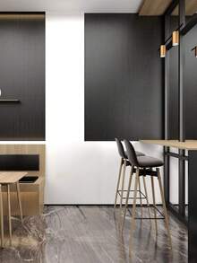 1Roll PVC Waterproof Self Adhesive Wallpaper Wall In Rolls Furniture Cabinets Vinyl Decorative Film Wood Grain Stickers For Home Decor Wood Grain Wallpapers For Door Wardrobe Cupboard Table Furniture Waterproof Self Adhesive Stickers Home Decor Film Kitchen Accessories Kitchen Room Decor Wall Decor Wall Paper Wall Stickers - Black - View 6