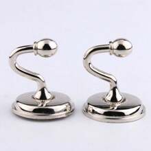 8个装多用途挂钩金属窗帘固定器墙壁系带挂钩返校 - 如圖所示 - 查看 8