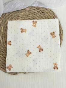 80*80cm Couverture de mousseline douce et respirante pour bébé nouveau-né, absorbante