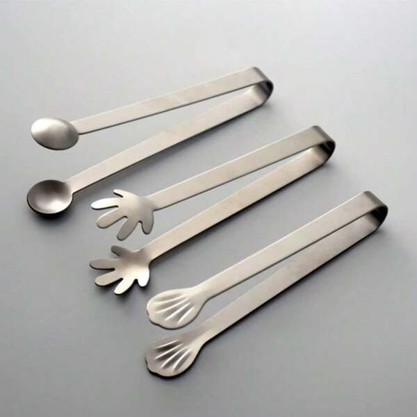 4/3/2/1 Piece(S) Stainless Steel Kitchen Tongs, Multi-Purpose Vegetable, Meat, Bread, Cooking, Barbecue Clips Suitable For Party, Buffet
