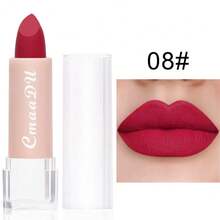 CmaaDU 1pcs Matte Lipstick Is Easy To Apply, Long-Lasting Lip Gloss Is Waterproof, Sweat-Proof, Does Not Stick To Glasses, And Does Not Fade. It Is The Best Choice For Lip Makeup And A Beautiful Gift - Multicolor - View 12