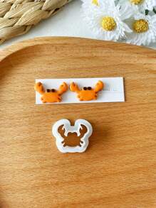 6pcs Beach Polymer Clay Cutter Summer Turtle Palm Tree Clay Earring Cutter For Polymer Clay Jewelry Making, Polymer Clay Stud Earring Stamp Making Tool, Clay Jewelry Making Kit, Clay Earring Molds, DIY Earring Gift