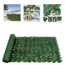 1pc Outdoor All-Season Artificial Ivy Privacy Fence Wall Screen For Home Decor, Hanging Garden Decoration, Plastic Plan,Garden Yard Fence