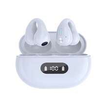 AI Language Translation Earbuds, Clip On Earbuds Wireless Headphones Real-Time Translator For 144 Languages & Accents Headphones Translator Ideal For Travel Business Learning Translation Device - White - View 3