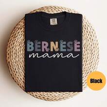 Bernese Mom Shirt  Bernese Dog Gifts  Bernese Mountain Mom   Bernese Mountain Dog Swea  Dog Mom Gifts  Bernese Lover Gift 220g Cotton Crew Neck Top With Gentle Be Yours Typography And Pastel Color Design,Subtle Y2K Meets Natural Style, I For Young Wo Seeking A Calm,Great Gift For A Gentle Soul,Casual Yet Elegant Daily Wear For Garden Walks, Coffee Dates, Art Museums, Or Reading Nooks  Tops For Wo Vintage Clothes Wo Clothes Wo Vintage Wo Tops Mujer Cute Tops Wo Cotton Wo Clog Halloween Camisas Summer Clothes Wo Casual Punk Western Tops Wo Fourth Of July Outfit Kpop Cowboy Outfits For Wo Ry Ropa 100% Cotton Y2k Ing Cute Gothic Wo Clothes Black And White Top Vintage Tops Cloth For Wo White Goth Inawly Retro Clothes For Wo Korean Fashion Wo Camisas Para Mujer - Black - View 1