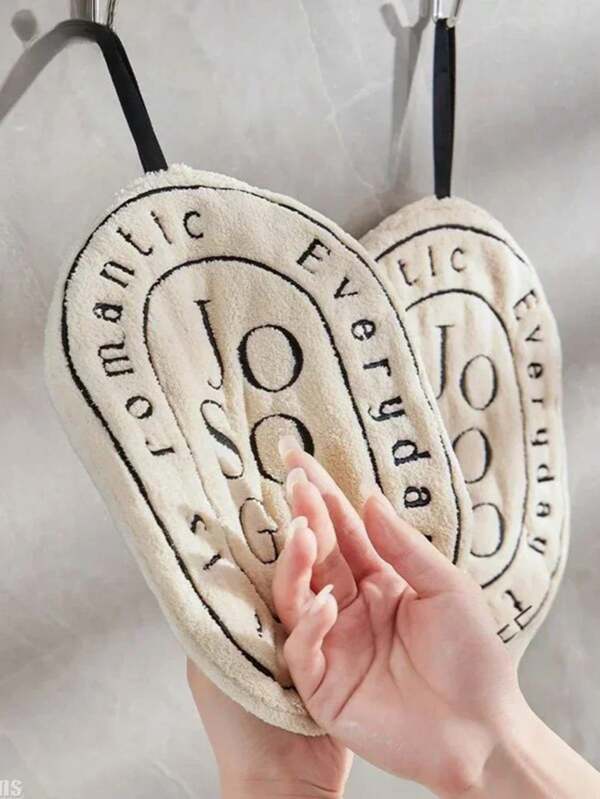 Toalha de mão de secagem rápida, dupla camada, para pendurar, toalha conveniente para uso doméstico, cozinha, banheiro, secagem rápida, espessada, absorvente