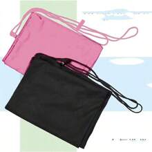 Badminton Racket Velvet Bag, Table Tennis Racket Lightweight Portable Solid Color Racket Cover, Universal For Badminton