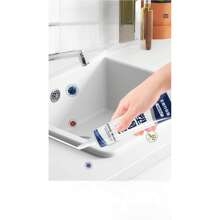 1/2 pezzi Sigillante per fughe, sigillante per piastrelle, lavandino, wc, lavabo, impermeabile anti-muffa, rimuovitore di muffa, formulato appositamente per la stuccatura, la tenuta e la sigillatura delle perdite