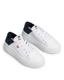 TENIS DE CAJA  Liso    Casual    Poliuretano    Bordado    TENIS CASUAL   Exterior    ATEMPORAL - Blanco - Ver 2