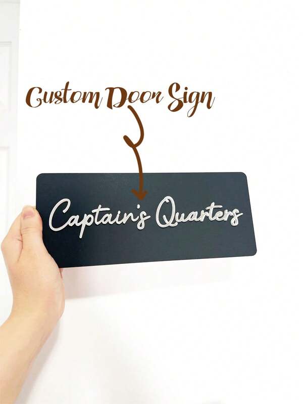 Custom Room Sign And Number Door Plate For Room Wall Decor