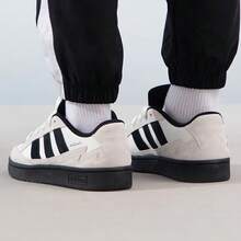 Adidas Zapatillas deportivas casuales unisex, zapatos deportivos de tenis de moda para hombre, zapatos casuales para parejas, zapatos de skate retro - Gris/Blanco - Ver 8