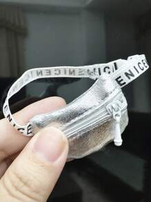 1pc Cross-Body Bag For 10-20cm Dolls - Suitable For Labubu Dolls, Fashion Doll Backpack, Delicate & Soft, Mini Zipper Doll Purse Accessories For BJD Dolls, Dollhouse Decor, Photography Props, Fashionable Doll Clothes & Makeup Party Gift