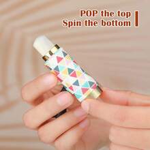 Sureio 10 Pack Lip Balm Holder Keychain Compact Clip On Lipstick Lip Gloss Holder Keychain Elastic Lipstick Sleeve Clip (Fresh Color,Floral Style) - White - View 5