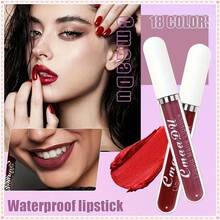 CmaaDu 6pcs Waterproof Liquid Lipstick Set - Nude, Dark Brown & Matte Red Shades | 24-Hour Long-Lasting Lip Gloss | Music Festival Ready | Suitable For All Skin Types - 彩色 - 查看 10